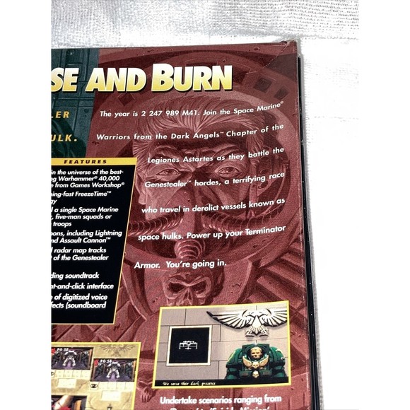 Space Hulk (1993, PC) Big Box 3.5" Floppys Complete USED 4 Disk Game - Picture 15 of 16